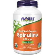  NOW Foods 100％純天然 螺旋藻-- 500mg*500錠- 100% Natural Spirulina