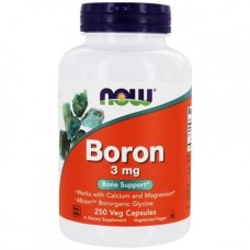  NOW Foods 硼 --3 mg* 250 顆 -- Boron