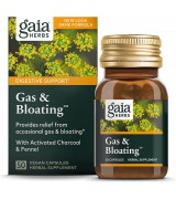 Gaia Herbs 緩解腹脹 脹氣 改善消化和腸道功能 *50顆素食膠囊 - Gas & Bloating