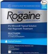 美國Rogaine 5% 男仕強效落健生髮水、生髮液-- (60g x3瓶裝) - Mens Rogaine