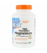 Doctor's Best 高吸收型 螯合鎂 *240錠 - High Absorption Magnesium 100% Chelated