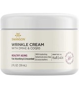 Swanson 天然抗皺霜-含:DMAE Q10*2 fl oz (59 ml) - Wrinkle Cream With DMAE & CoQ10　　　　　　　　　　