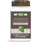  Nature's Way 專利銀杏葉萃取 --60mg*150錠 - Ginkgold Ginkgo Extract  