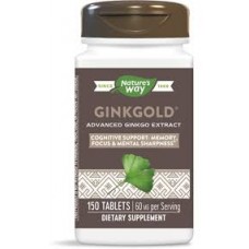  Nature's Way 專利銀杏葉萃取 --60mg*150錠 - Ginkgold Clinical Ginkgo Extract