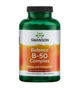 Swanson 維他命B群 B-50    *250顆 - Balance B50 Complex