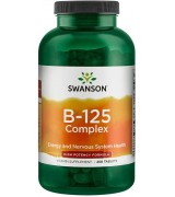  swanson 維他命B群B-125 Complex    *250錠 - Vitamin B-125 Complex