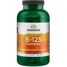 swanson 維他命B群B-125 Complex    *250錠 - Vitamin B-125 Complex