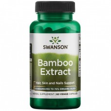 swanson  竹子萃取  300mg*60顆素食膠囊 - Bamboo Extract  幫助膠原蛋白形成