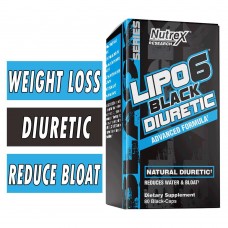 Nutrex Research LIPO 6 水平衡  *80顆黑膠囊 - LIPO-6 Black Diuretic 消水腫