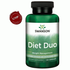 效期至2025/04月swanson Diet Duo 專利甲殼素+白腎豆 *120 顆(60顆*2瓶) - 雙效合一