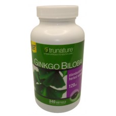 Trunature 銀杏葉萃取精華 120mg*340粒 *3瓶  增強記憶力 ~ Ginkgo Biloba Extract