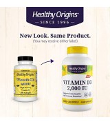 Healthy Origins 維生素D3 -- 2000 IU*  360粒 -- Vitamin D3 非活性