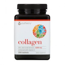 Youtheory  水解膠原蛋白加強錠+維他命C    *290錠 - Collagen 