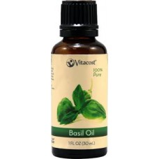  Vitacost 100％純 羅勒 精油 * 1 fl oz (30 mL) - 100% Pure Basil Oils