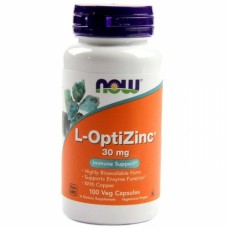 Now Foods 高效能鋅 -- 30mg *100顆 -- L-OptiZinc 