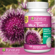 Trunature 高效保肝奶薊草 - 160mg* 120顆素食膠囊   Milk Thistle 牛奶薊