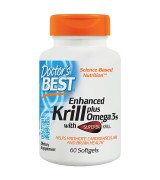 Doctor's Best  加強型磷蝦油 Omega3s *60粒 含超級磷蝦油 Enhanced Krill Plus Omega3s with Superba Krill