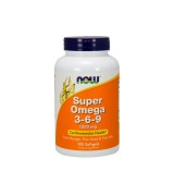 NOW Foods 超級 omega 369 -- 1200 mg*180粒- 含:亞麻籽油、琉璃苣油、魚油 Super Omega 3-6-9