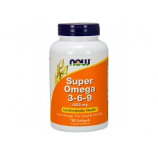 NOW Foods 超級 omega 369 -- 1200 mg*180粒- 含:亞麻籽油、琉璃苣油、魚油 Super Omega 3-6-9