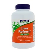 **暫缺** NOW Foods 保肝解毒再生複方 --*180顆 - Liver Refresh 含: 維他命C，穀胱甘肽，薑黃，朝鮮薊，五味子，葛根