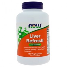 **暫缺** NOW Foods 保肝解毒再生複方 --*180顆 - Liver Refresh 含: 維他命C，穀胱甘肽，薑黃，朝鮮薊，五味子，葛根