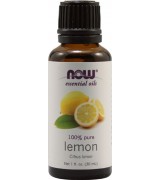 NOW Foods 檸檬精油 100％純 * 1 oz (30ml) ~ Essential Oils, Lemon 清爽，開朗