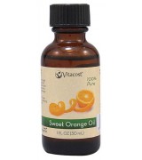 Vitacost 100％純甜橙精油 * 1 fl oz (30 mL) - 100% Pure Sweet Orange Oil