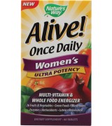 Nature's Way 50歲以上女性多種維生素 *60錠 - Alive! Women's 50+ 含:26種水果和蔬菜 22種維生素和礦物質