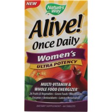 Nature's Way 50歲以上女性多種維生素 *60錠 - Alive! Women's 50+ 含:26種水果和蔬菜 22種維生素和礦物質