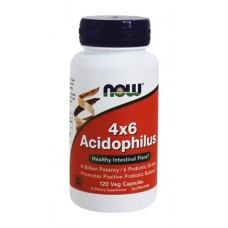 NOW Foods LP 4X6 優勢複合益生菌 *120顆 - Acidophilus ( 嗜酸乳 乳酸菌 )