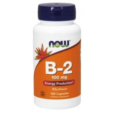 NOW Foods 維他命B2 ( 維生素B2)-- 100 mg--* 100 顆 -- Vitamin B-2