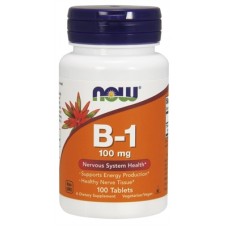 NOW Foods 維他命B-1   維生素B1 -- 100 mg*100錠