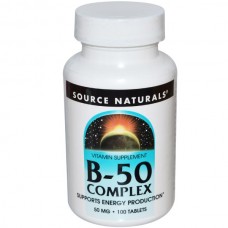 Source Naturals B-50 *100錠 - 維他命 B50 Complex