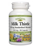 Natural Factors  牛奶薊萃取   250mg*90顆 -  Milk Thistle Extract 