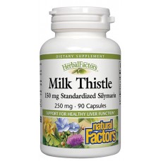 Natural Factors  牛奶薊萃取   250mg*90顆 -  Milk Thistle Extract 