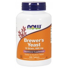 NOW Foods 啤酒酵母 650 mg * 200錠 - Brewer's Yeast