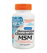 Doctor's Best  葡萄糖胺 + 軟骨素 + MSM *240 顆  - Glucosamine Chondroitin MSM 