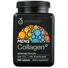 Youtheory 男士頂級膠原蛋白配方 含: 第一,二,三型 *290錠 Men's Collagen