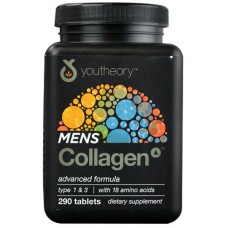 Youtheory 男士頂級膠原蛋白配方 含: 第一,二,三型 *290錠 Men's Collagen