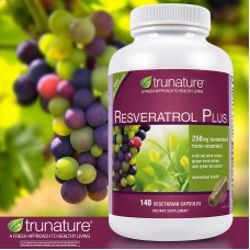 TruNature 白藜蘆醇- 美顏版 *140素食膠囊顆 - Resveratrol Plus