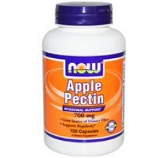 NOW Foods 蘋果膠 -- 700mg*120 顆 -- 天然水溶性纖維 Apple Pectin