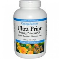 Natural Factors 月見草油 - 高純度冷壓型-- 1000 mg* 180 粒 - Ultra Prim
