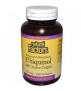 Natural Factors Ubiquinol QH 輔酶素Q10 還原型 --100mg*120粒 -- CoQ10 (含:亞麻油)