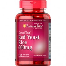 Puritan's Pride 紅麴-- 600mg*120顆 - Red Yeast Rice