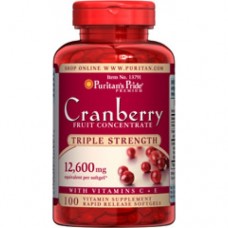 Puritan's Pride 三倍 濃縮蔓越莓 --12600mg * 200粒 - Triple Strength Cranberry Fruit Concentrate