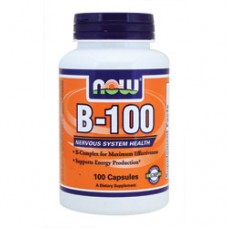NOW Foods 維他命B-100 -- 維生素B群 -- 100 mg* 100顆